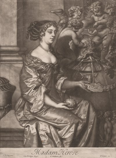 Pani Hewse (Margaret Hughes) autorstwa Robert Williams