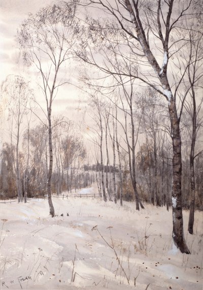 Zimowy las autorstwa Robert Winchester Fraser