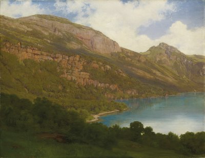 Widok z Rigi z widokiem na Jezioro Czterech Kantonów, 1857 autorstwa Robert Zund