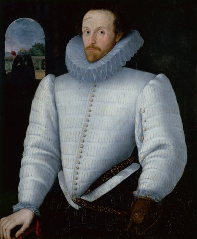 Portret Sir Waltera Raleigha (olej) autorstwa Robert the Elder Peake