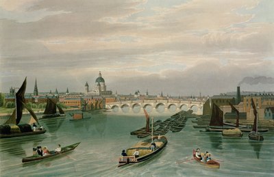 Widok na Blackfriars Bridge i St. Paul