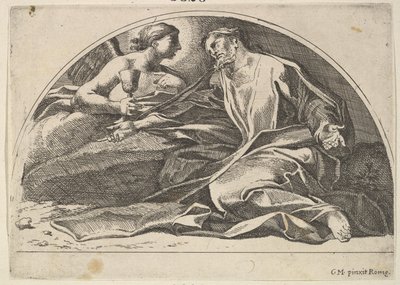Agonia w ogrodzie, 1680-1743. autorstwa Robert van Audenaerde