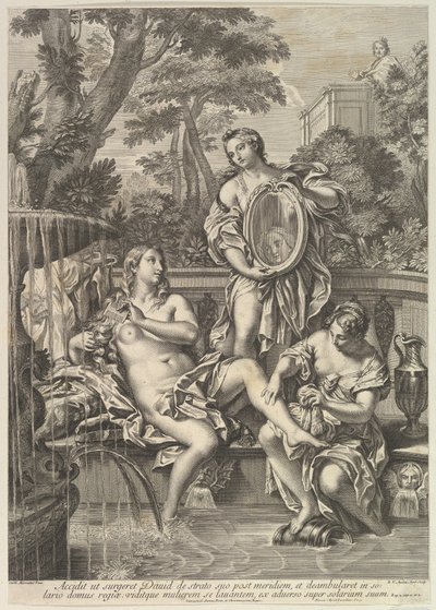 Dawid i Batszeba, 1680-1743. autorstwa Robert van Audenaerde