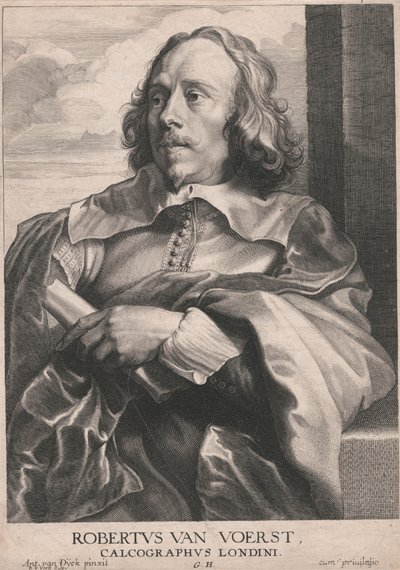 Robert van Voerst, rytownik z Londynu autorstwa Robert van Voerst