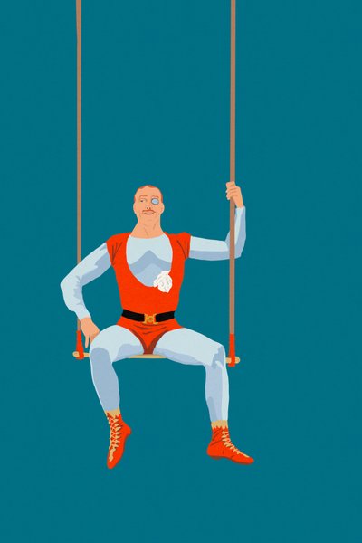 Acrobat, 2022 (cyfrowy) autorstwa Roberta Murray