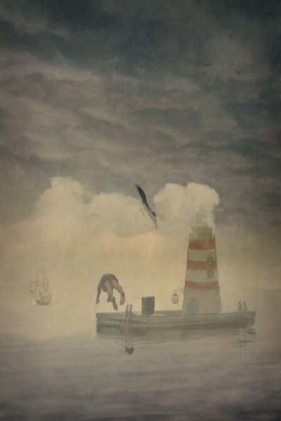 Fish Diver, 2022 (w wersji cyfrowej) autorstwa Roberta Murray