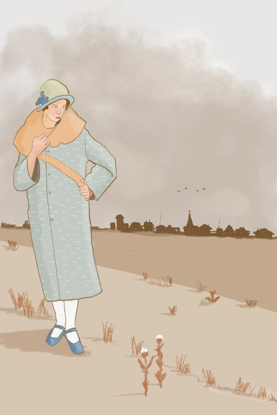 Flapper Fashion, 2022 (w wersji cyfrowej) autorstwa Roberta Murray