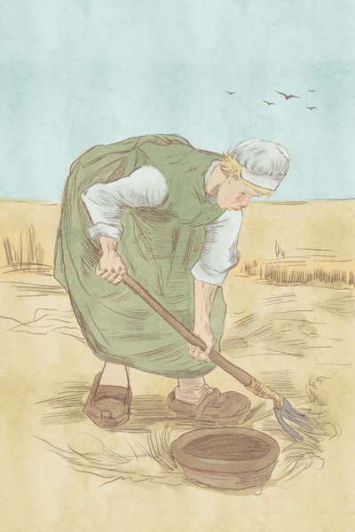 Wieśniaczka, 2023 (cyfrowo) autorstwa Roberta Murray