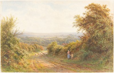 Squirrel Lane, niedaleko Magham Down, Sussex autorstwa Roberto Angelo Kittermaster Marshall