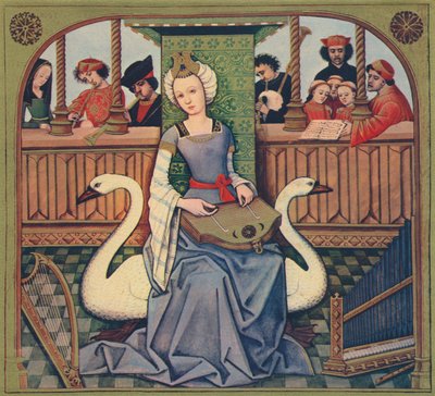 Alegoria muzyki, c1496-1498, 1939 autorstwa Robinet Testard