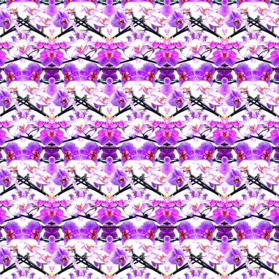 Powtórzenie fioletowej orchidei autorstwa Robyn Parker