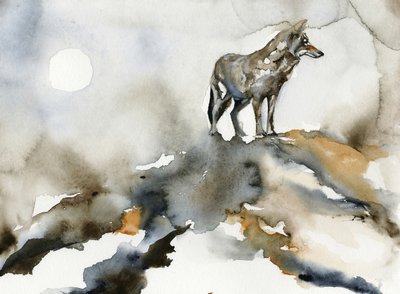 Księżyc Samotnego Wilka autorstwa RodMacIver