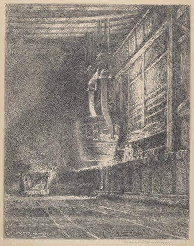 Wylewanie stali w formach autorstwa Roderick D. MacKenzie