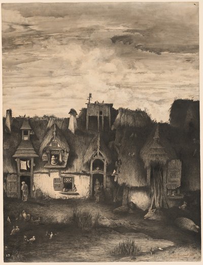Dom Fantazji autorstwa Rodolphe Bresdin