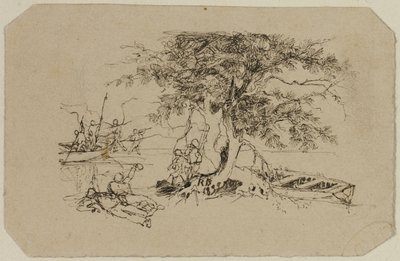 Fishing Spot autorstwa Rodolphe Bresdin