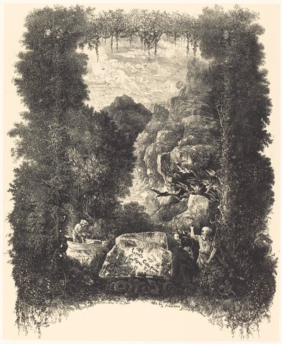 Fronton autorstwa Rodolphe Bresdin