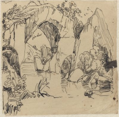 Krajobraz autorstwa Rodolphe Bresdin