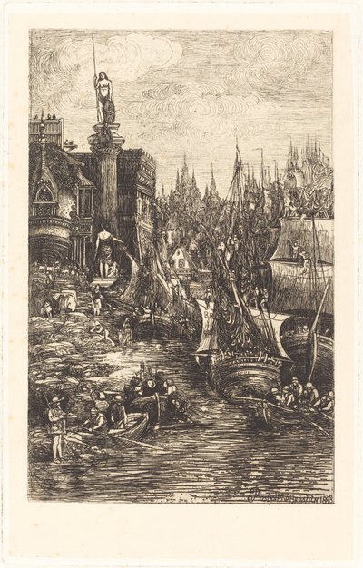 Mój sen autorstwa Rodolphe Bresdin