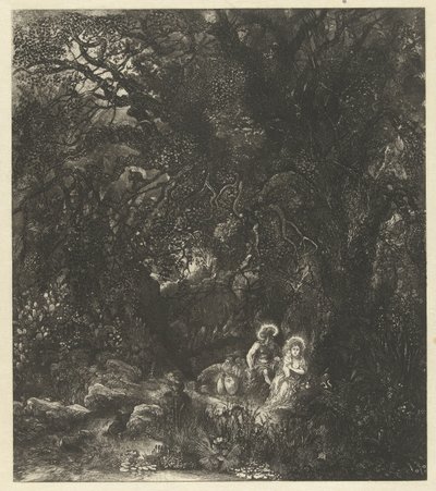 Odpocznij w locie do Egiptu autorstwa Rodolphe Bresdin