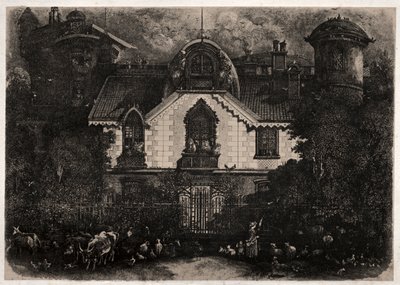 Zaczarowany Dom, 1871. autorstwa Rodolphe Bresdin