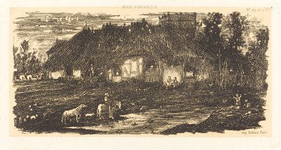 Gospodarstwo autorstwa Rodolphe Bresdin
