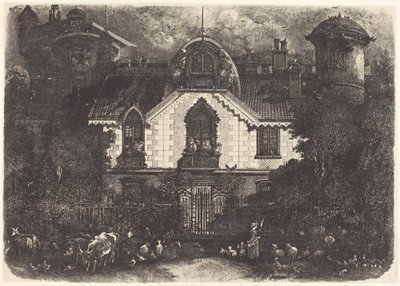 Nawiedzony dom autorstwa Rodolphe Bresdin