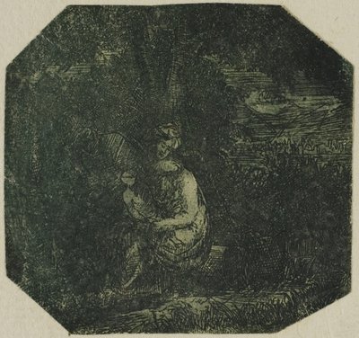 Święta Rodzina autorstwa Rodolphe Bresdin