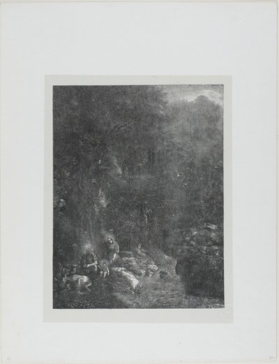 Święta Rodzina z Deer autorstwa Rodolphe Bresdin