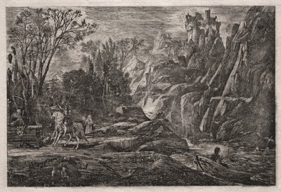Rycerz i Śmierć autorstwa Rodolphe Bresdin
