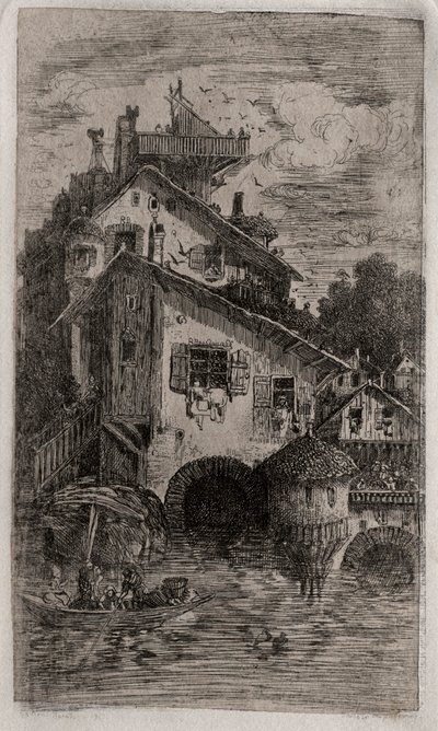 Młyn autorstwa Rodolphe Bresdin