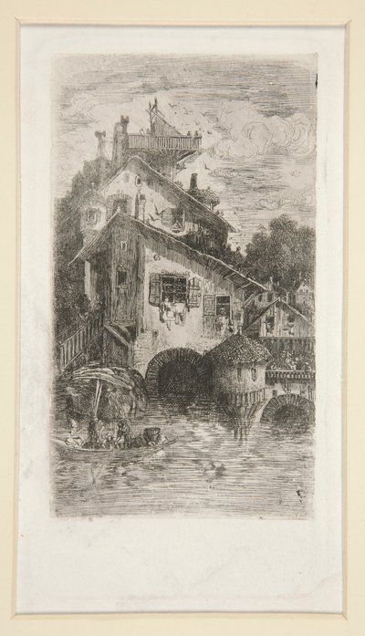 Młyn autorstwa Rodolphe Bresdin