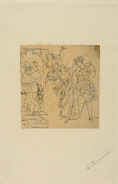 Więzień autorstwa Rodolphe Bresdin