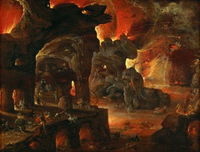 Orphee dans les Enfers - Orfeusz w Zaświatach - Roelant Savery (1576-1639). Olej na drewnie, ok. 1612-1615. Wymiar : 27x35 cm. Muzeum Historii Sztuki, Wiedeń autorstwa Roelandt Jacobsz. Savery