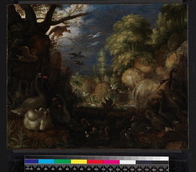 Stworzenie ptaków, 1619 autorstwa Roelandt Jacobsz. Savery