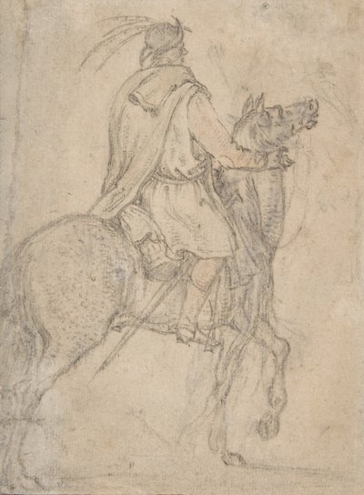 Jeździec węgierski, koniec XVI-połowa XVII wieku. autorstwa Roelandt Savery