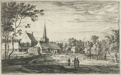 Widok Heesbeen Sceny wiejskie w północnej Holandii (tytuł serii) autorstwa Roelant Roghman