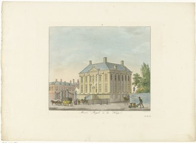 Mauritshuis te Den Haag Muzeum Królewskie w Hadze (tytuł na obiekcie) autorstwa Roelof van der Meulen