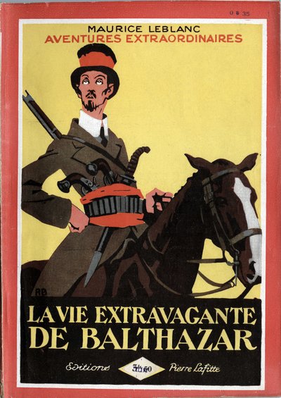 Okładka "La vie extravagante de Balthazar autorstwa Roger Broders