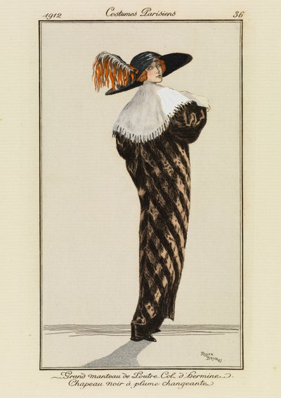 Płyta 36 z "Costumes Parisiens autorstwa Roger Broders