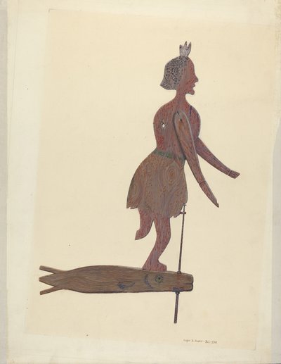 Wiatrowskaz, ok. godz. 1940. autorstwa Roger Deats