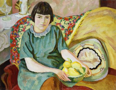 Portret Zouma Van den Eeckhoudta, 1915 autorstwa Roger Eliot Fry