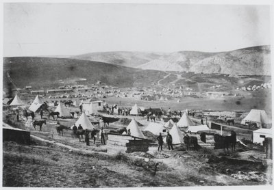 Obóz 4. Dragonów (Własne Światło Królowej) autorstwa Roger Fenton