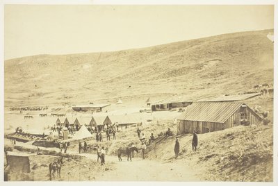 Obóz 4. Lekkich Dragonów autorstwa Roger Fenton