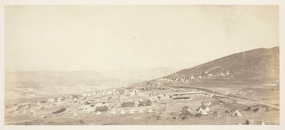 Obóz 4. pułku lekkich dragonów, kwatery oficerskie autorstwa Roger Fenton