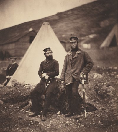 Kapitan Graham i kapitan MacLeod, 42 Pułk autorstwa Roger Fenton