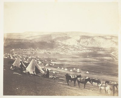 Obóz kawalerii, Bałakława autorstwa Roger Fenton