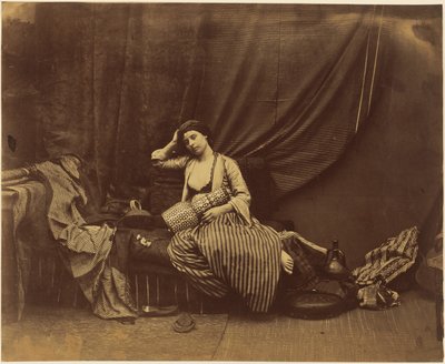 Zamyślona odaliska autorstwa Roger Fenton