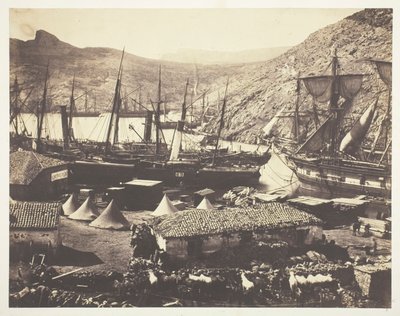 Zatoka Kozacka, Bałakława autorstwa Roger Fenton