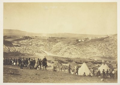 Obozowisko artylerii konnej autorstwa Roger Fenton