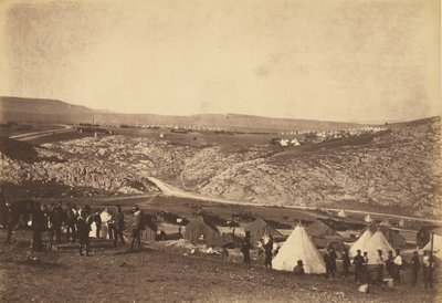 Obóz artylerii konnej autorstwa Roger Fenton
